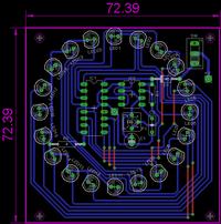 Czy mógłby mi ktoś pomóc z zaprojektowaniem płytki PCB koguta policyjnego?