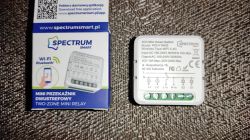Two-zone mini relay Spectrum WOJ+14632 with packaging.