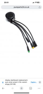 Pure Air Pro Lr - hulajnoga nie reaguje na przycisk start, wyświetlacz martwy