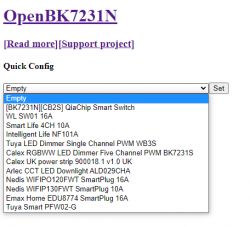 Qiachip Smart Switch - BK7231N / CB2S - interior, programming