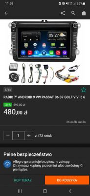 Passat B6 - Podłączenie wzmacniacza i radia, niewyłączający się wzmacniacz, głośniki nieaktywne