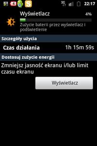 Samsung Ace - szybkie spadki procentu baterii i bardzo krótka praca na baterii Samsung Ace - szybkie spadki procentu baterii i bardzo krótka praca na baterii