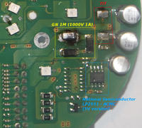 Aprilia Easy SR50 - Digitek digital counter, board power supply Aprilia Easy SR50 - Digitek digital counter, board power supply