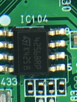 LG 24MT46D - resetuje ustawienia po wyłączeniu, wymiana MX25L8006E bez efektu