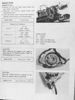 Suzuki DR600 - nie pali po przezwojeniu całości alternatora, brak iskry. Suzuki DR600 - nie pali po przezwojeniu całości alternatora, brak iskry.