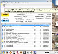 problem z dyskiem - dysk seagate - ocena błędów SMART