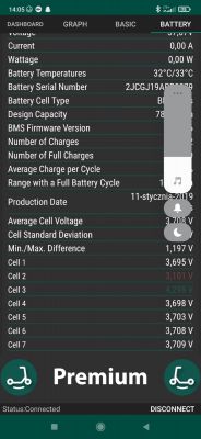 Xiaomi m365: Napięcia na celach 2 i 3 różne - Uszkodzony BMS? Wymiana czy naprawa?