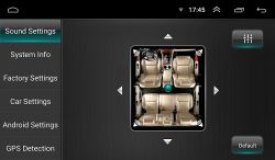 Chinese 2din android radio - How to enable amplifier settings?