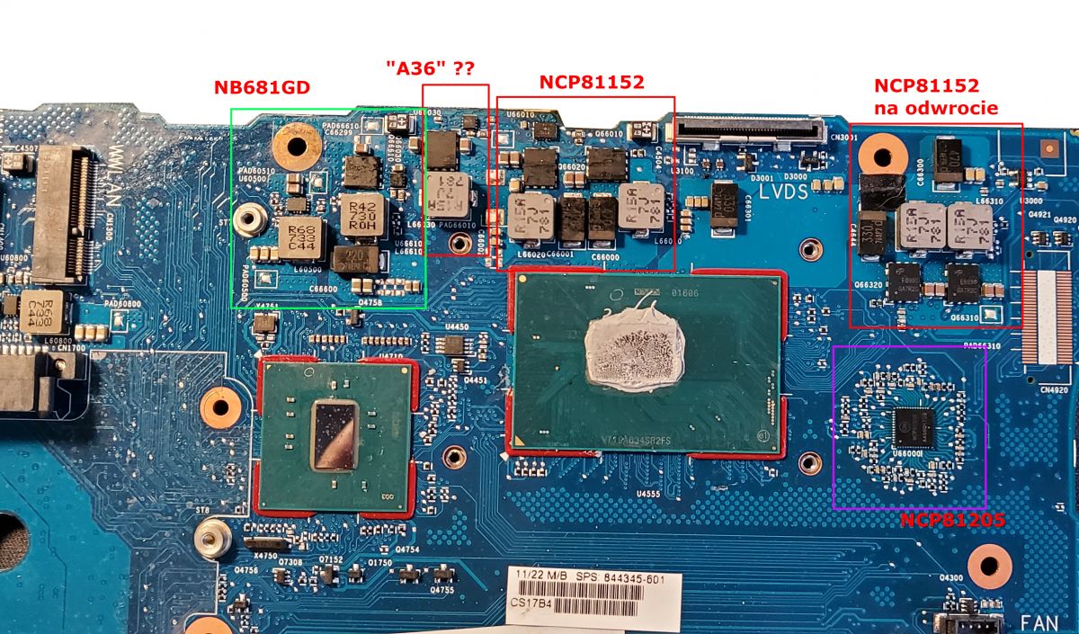 [Rozwiązano] HP ProBook 650 G2 - Szukam schematu / zdjęcia PCB