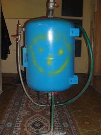 Piaskarka domowej roboty z hydroforu Piaskarka domowej roboty z hydroforu