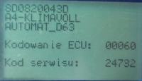 Audi A4 B5 1995: Problemy z panelem klimatyzacji i fotoczujnikiem G107