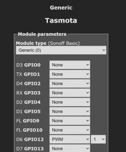 WiFi ściemniacz paska LED 5V-28V - wnętrze, Tasmota, Home Assistant