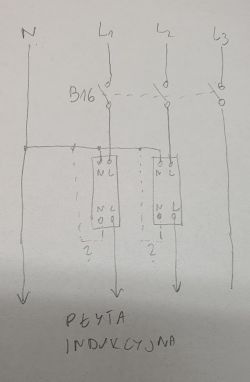 Monitoring and switching off the induction hob over wifi (2 phases). How to implement?