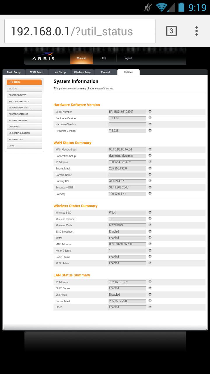 Obtaining a Permanent IP Address with Vectra: Home Monitoring & File Server Setup