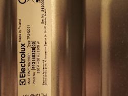 Tabliczka znamionowa pralki Electrolux Perfect Care 7.