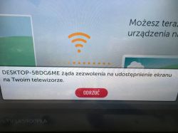 LG LK5900PLA SCREEN SHARE - możliwość skopiowania ekranu laptopa na ekran TV
