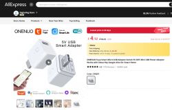 ONENUO Micro Smart USB Switch on AliExpress Product page of ONENUO 5V micro smart USB switch on AliExpress.