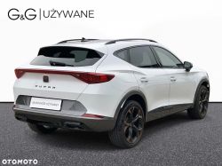 White Cupra SUV shown from rear three-quarter view on a light background; text “G&amp;G UŻYWANE”.