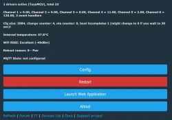 Screenshot of the configuration interface for the NAS-AB02W6-V4 siren.