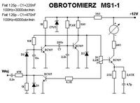 tico - uszkodzony obrotomierz lumel ms1-051, wskazówka wychyla się max