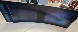 Samsung C49HG90DMU - pionowe pasy po starcie, obraz wraca po czasie