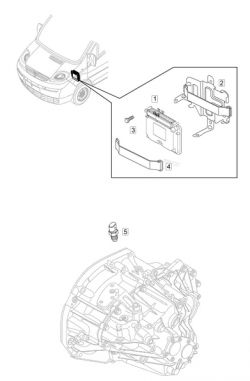 Opel Vivaro 2.0 114 KM 2014 - numer części, wiązka elektryczna autom. skrzyni