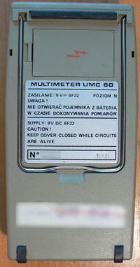 UMC 60 Multimeter - Gdzie znaleźć instrukcję i schemat?