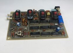 Retro unboxing – K950-type television test signal generator – 1985, interior, schematic diagram