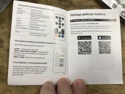 WS2812 LED Set Instruction Manual Instruction manual for an LED set with buttons and QR codes.