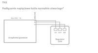 T105RF - Jak podłączyć regulator Salus T105RF do pieca turboTECplus VUW 202/3-5?