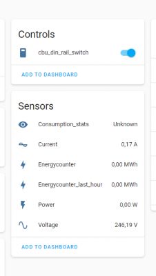 [BK7231N - CBU] TONGOU TO-Q-SY1-JWT Din Rail Wifi Switch with power metering