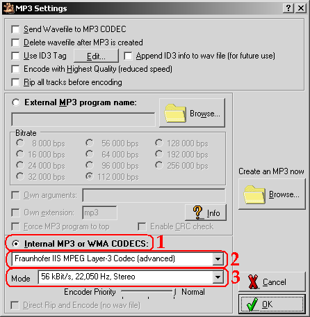 Jak zainstalować zewnętrzny kodek MP3 128KB/s w Audiograbber?