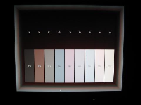 Monitor LCD Benq FP71G zbyt mocne podświetlenie