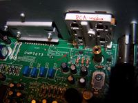 Świst i zakłócenia radioodtwarzacz Pioneer -> wzmacniacz.