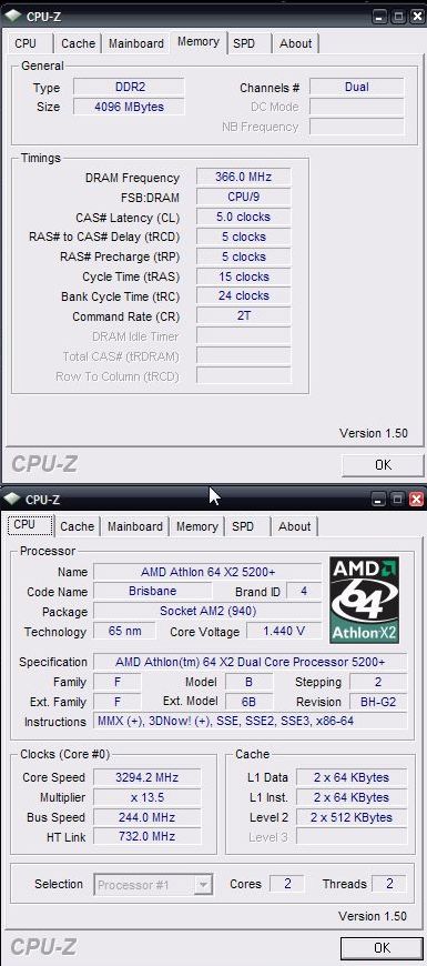 DFI LanParty DK + Athlon X2 5200 podkręcanie