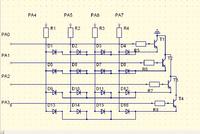 [Atmega] Atmega 16 + diody schemat.