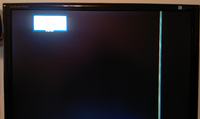 2 pionowe kolorowe cienkie paski na Samsung Syncmaster 2433B 2 pionowe kolorowe cienkie paski na Samsung Syncmaster 2433B