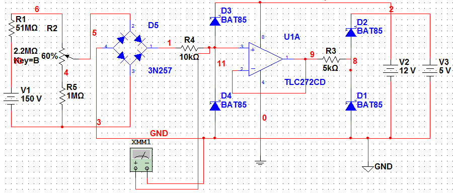 [ATmega128] Pomiar spadku napięcia na rezystorze.