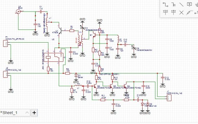 QRP CW transceiver bezpośredniej konwersji RA3AAE 28 MHz ze śmietnika
