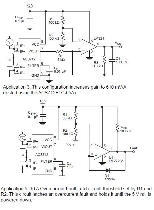 ACS712 z modułem przekaźnika - próg zadziałania przy 0,3 A