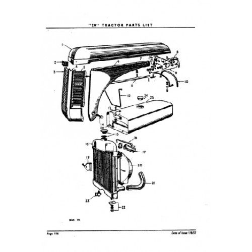 Poszukiwany katalog części do traktora Ferguson TEA20