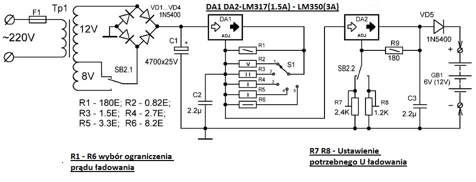 Зарядное схема 12v. Схема зарядного устройства для свинцовых аккумуляторов 6в. Схема зарядного устройства для свинцового аккумулятора 6v. Схема зарядного устройства для 6 вольтового аккумулятора. Схема зарядные устройства для гелевых аккумуляторов 12в.