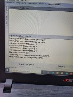 Instalacja LPG KME w Renault Thalia 1.4 8v - brak pracy wtryskiwaczy po przełączeniu na gaz Instalacja LPG KME w Renault Thalia 1.4 8v - brak pracy wtryskiwaczy po przełączeniu na gaz