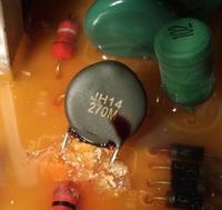 Samsung WF7602S8V - Washing machine does not turn on, burnt varistor but what?