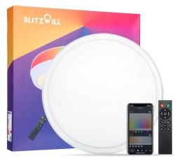 BlitzWolf LED ceiling light with remote control and mobile app