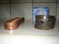 Sprzedam - Pierścienie i panewki do sam. Warszawa, Nysa, Żuk.