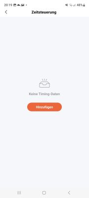 Time Management Screen with Add Button Time management app interface with add button