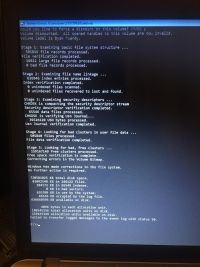 Toshiba - Scanning and Repairing drive - when starting the computer.