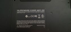 Alienware M17-R1 - Brak możliwości dostania zasilacza w rozsądnych kosztach.