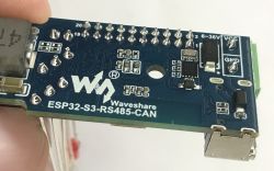 Industrial ESP32-S3 module with 16 MB Flash, 8 MB RAM, RS485 and CAN buses